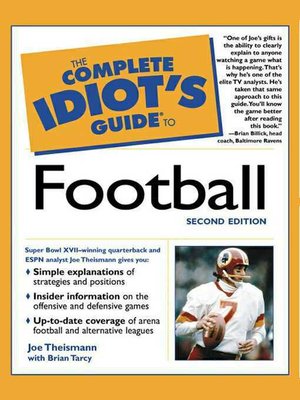 cover image of The Complete Idiot's Guide to Football